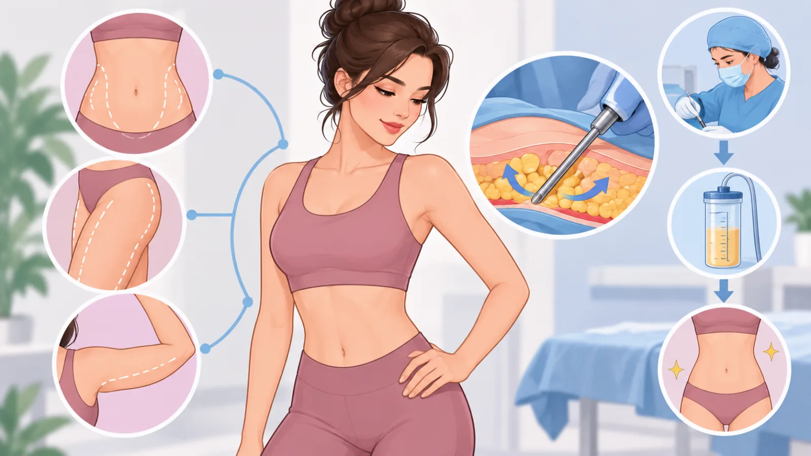 عملية شفط الدهون: الأنواع والخطوات
