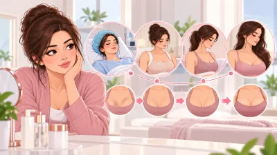 متى تظهر نتيجة عملية تكبير الثدي؟ مراحل التعافي بالتفصيل